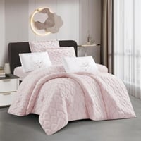 مفرش سرير بردى شتوي فرو الأرنب و مخمل مفرد ونص 4 ق...