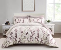 مفرش شتوي دونا فلانيل مشجر كانون مزدوج 6 قطع