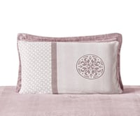 مفرش شتوي لندن فلانيل كانون مفرد ونص 4 قطع وردي