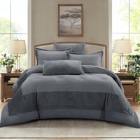 مفرش سرير شتوي كانون جاكار بورن آوت مزدوج 6 قطع رم...