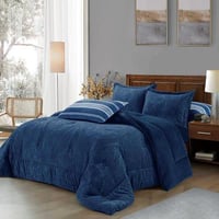 مفرش شتوي مخمل فلانيل جاكار بورن اوت كانون مزدوج -...