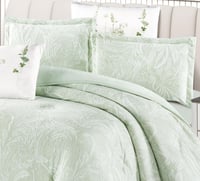 مفرش سارة شتوي فلانيل مخمل مفرد ونص 4 قطع مشجر ليز...