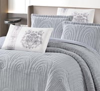 مفرش سرير غرام شتوي فرو مع مخمل مفرد ونص 4 قطع رما...