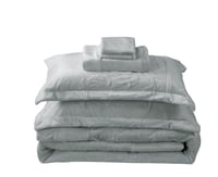 لحاف شتوي كانون فلانيل جاكار كينغ مزدوج طقم 6 قطع-...