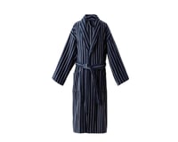 روب استحمام كانون لاكشري قطن مقلم ازرق