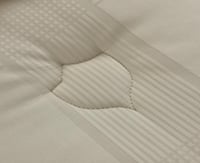 مفرش سرير فندقى كانون سادة مزدوج 6 قطع - بيج