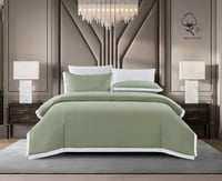 مفرش سرير صيفي مزيان قطن بحشو متحركة مزدوج 7 قطع -...