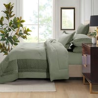 مفرش سرير شتوي كانون جاكار بورن آوت مزدوج 6 قطع زي...