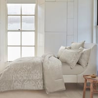 مفرش رينال كانون شتوي مخمل فلانيل مزدوج 6 قطع-بيج