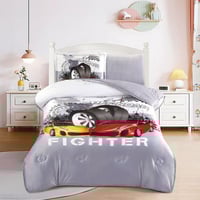 مفرش اطفال شتوي لولو يويو مخمل مفرد ونص 4 قطع - سب...