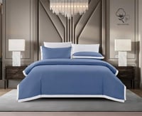 مفرش سرير صيفي مزيان قطن بحشو متحركة - مزدوج 7 قطع...