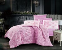 مفرش بالي شتوي مخمل مفرد ونص 4 قطع