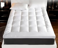 مفرش كانون صيفي قطن اصفر مشجر مزدوج 6 قطع مع لباد...