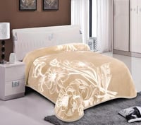 بطانية شتوي مشجر مزدوج 5كجم-بيج غامق