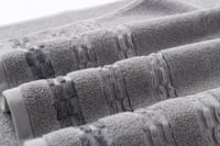 منشفة استحمام كانون قطن 100% فائقة النعومة -رمادي