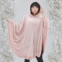 روب شتوي كانون فراشة فرو ارنب - وردي