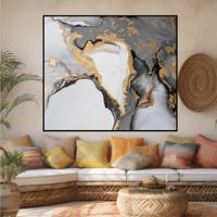 لوحة جدارية فن تجريدي مودرن