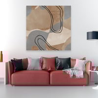 لوحة جدارية فن تجريدي مودرن