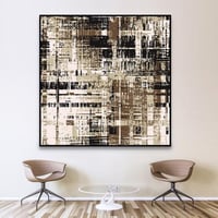 لوحة جدارية فن تجريدي مودرن