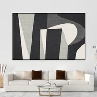 لوحة جدارية تجريدية بتصميم مودرن