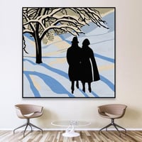 لوحة جدارية فنية ، بتصميم مودرن