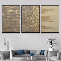 طقم من 3 لوحات بتصميم مودرن