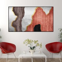 لوحة جدارية تجريدية بتصميم مودرن