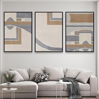 طقم من 3 لوحات بتصميم مودرن