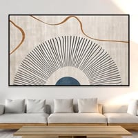 لوحة جدارية تجريدية بتصميم مودرن