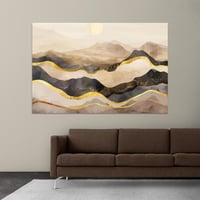 لوحة جدارية تجريدية بتصميم مودرن