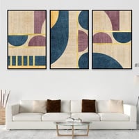 طقم من 3 لوحات بتصميم مودرن