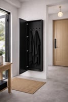 دولاب عبايات مبتكر مع باب للوحة جدارية