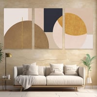 طقم من 3 لوحات بتصميم مودرن