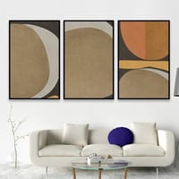 طقم من 3 لوحات بصميم مودرن