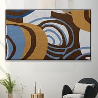 لوحة جدارية تجريدية بتصميم مودرن