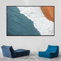 لوحة جدارية تجريدية بتصميم مودرن