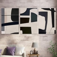 طقم من 3 لوحات بصميم مودرن