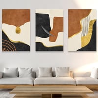 طقم من 3 لوحات بصميم مودرن