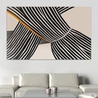 لوحة جدارية تجريدية بتصميم مودرن