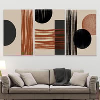 طقم من 3 لوحات بصميم مودرن