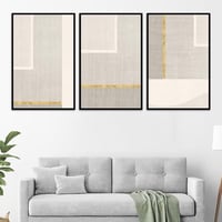 طقم من 3 لوحات بتصميم مودرن