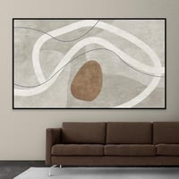 لوحة جدارية تجريدية بتصميم مودرن