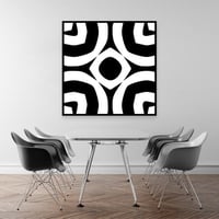 لوحة جدارية فن تجريدي مودرن