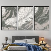 طقم من 3 لوحات بتصميم مودرن