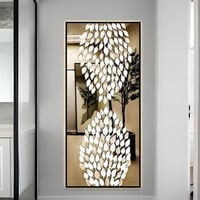 لوحة مرايا جداريه برسومات جبسية