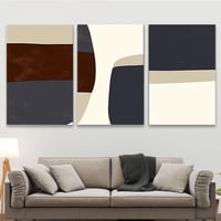 طقم من 3 لوحات بصميم مودرن