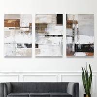 طقم من 3 لوحات بصميم مودرن