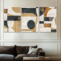 طقم من 3 لوحات بصميم مودرن