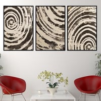 طقم من 3 لوحات بتصميم مودرن