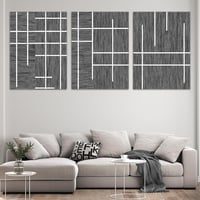 طقم من 3 لوحات بتصميم مودرن